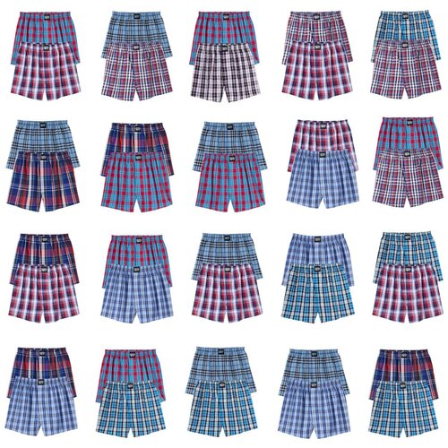 Lousy Livin Check Boxershorts Two-Pack 2er Pack