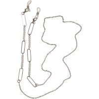 Urban Classics Multifunctional Chain With Pearls 2-Pack silver one size