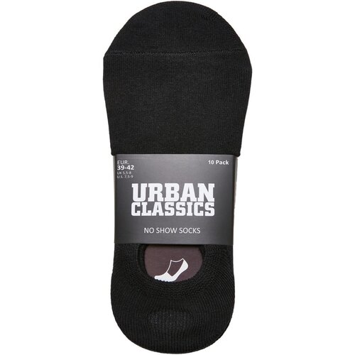 Urban Classics No Show Socks 10-Pack black 43-46