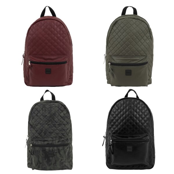 Urban Classics Diamond Quilt Leather Imitation Backpack