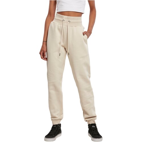 Urban Classics Ladies Organic High Waist Sweat Pants softseagrass 5XL