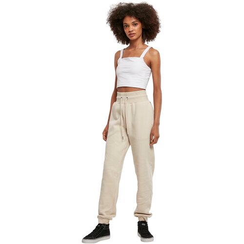 Urban Classics Ladies Organic High Waist Sweat Pants softseagrass 5XL