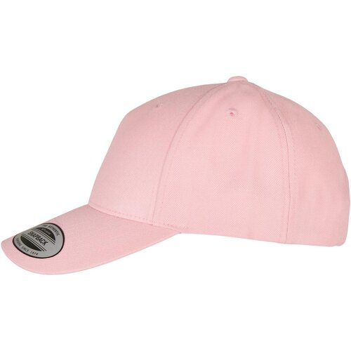 Yupoong YP CLASSICS 5-PANEL PREMIUM CURVED VISOR SNAPBACK CAP prism pink one size