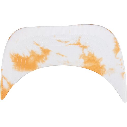 Yupoong Batik Dye Curved Visor Cap orange/white one size