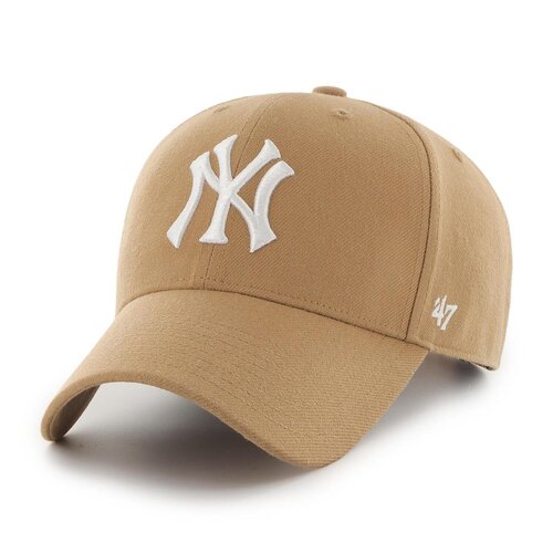 47 Brand MLB New York Yankees 47 MVP Snapback Cap Camel/White