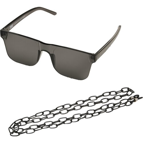 Urban Classics 105 Chain Sunglasses blk/blk one size
