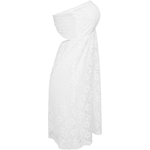 Urban Classics Ladies Laces Dress white XS