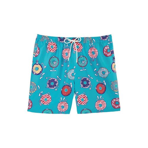 Lousy Livin Boardshorts Donuts Beach Shorts 17 inch Jade S