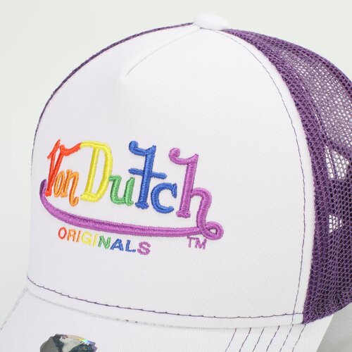 Von Dutch Originals Trucker Cap - Fargo White/Purple