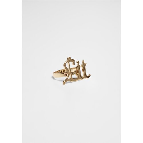 Mister Tee Lit Chunky Ring gold S/M