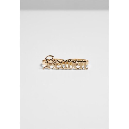 Mister Tee Heaven Chunky Ring gold L/XL