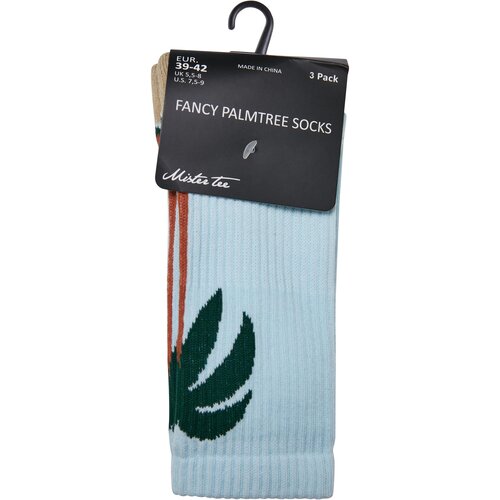 Mister Tee Fancy Palmtree Socks 3-Pack