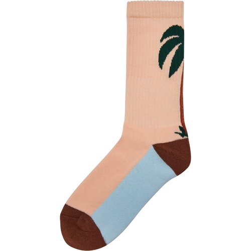 Mister Tee Fancy Palmtree Socks 3-Pack white/multicolor 35-38