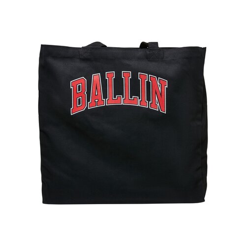 Mister Tee Ballin Oversize Canvas Tote Bag black one size