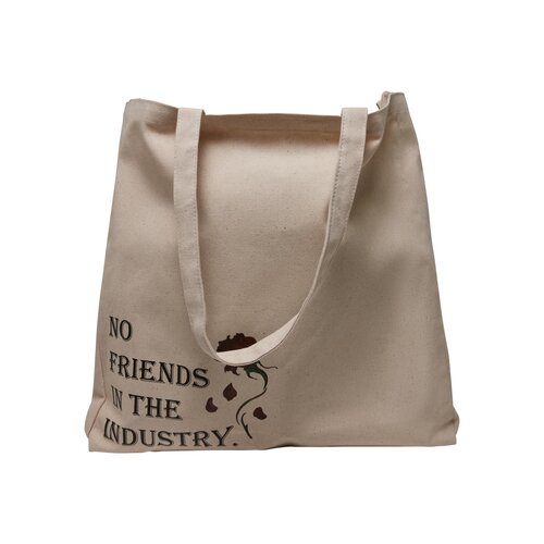 Mister Tee No Friends Oversize Canvas Tote Bag offwhite one size