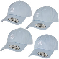 Mister Tee Letter Lightblue Low Profile Cap