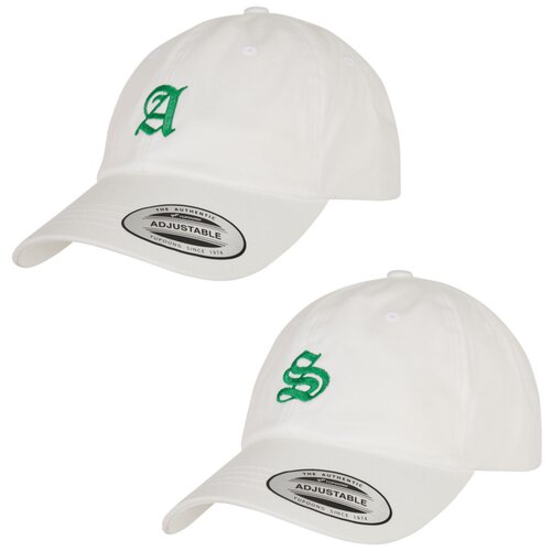 Mister Tee Letter White Low Profile Cap