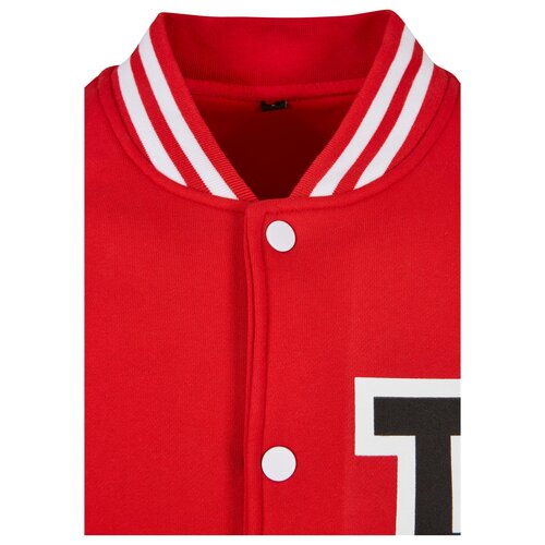 Mister Tee Rose College Jacket red/wht S