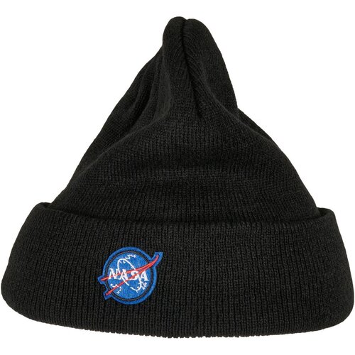 Mister Tee NASA Embroidery Beanie black one size