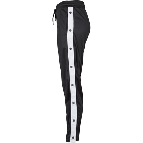 Urban Classics Ladies Button Up Track Pants blk/wht/blk XXL