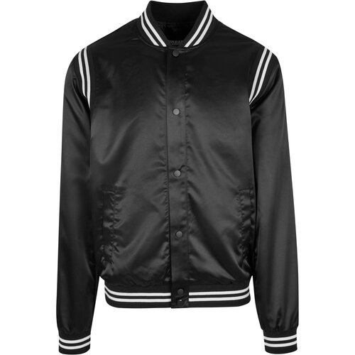 Urban Classics Satin College Jacket black 3XL