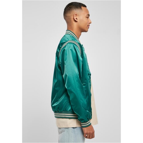 Urban Classics Satin College Jacket green M