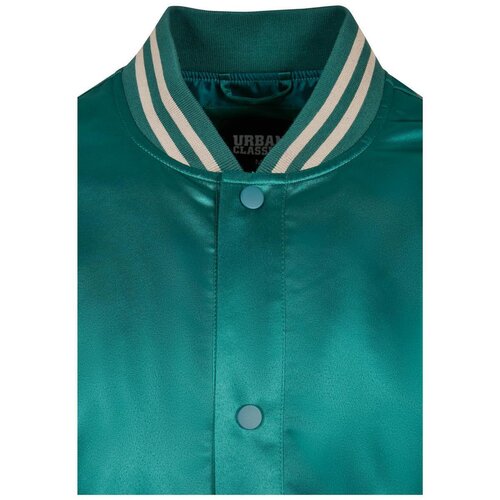 Urban Classics Satin College Jacket green M