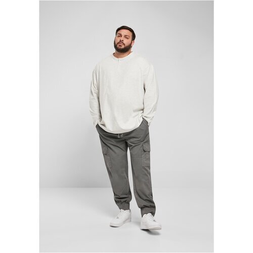 Urban Classics Organic Oversized Henley Longsleeve lightgrey S