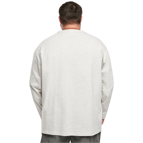 Urban Classics Organic Oversized Henley Longsleeve lightgrey S