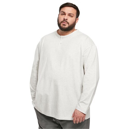 Urban Classics Organic Oversized Henley Longsleeve lightgrey S