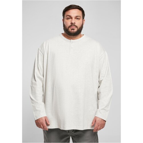 Urban Classics Organic Oversized Henley Longsleeve lightgrey S