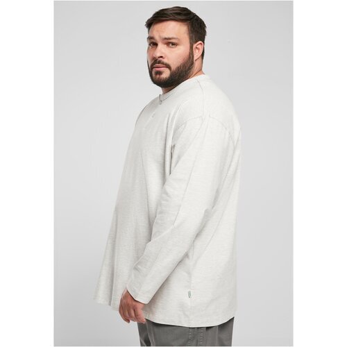 Urban Classics Organic Oversized Henley Longsleeve lightgrey S