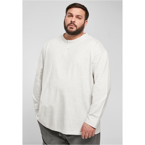 Urban Classics Organic Oversized Henley Longsleeve lightgrey S