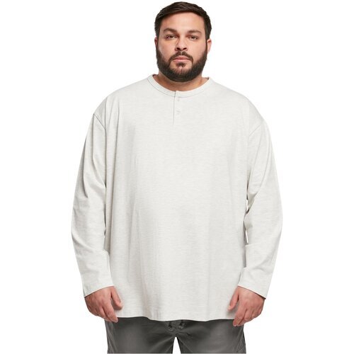 Urban Classics Organic Oversized Henley Longsleeve lightgrey S