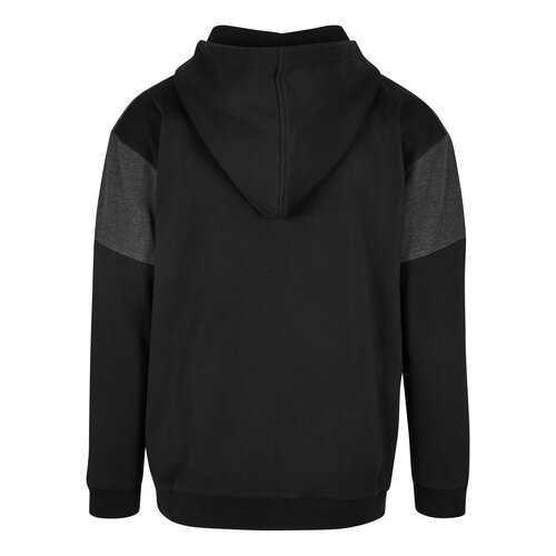 Urban Classics Oversized Patch Zip Hoody black/charcoal M