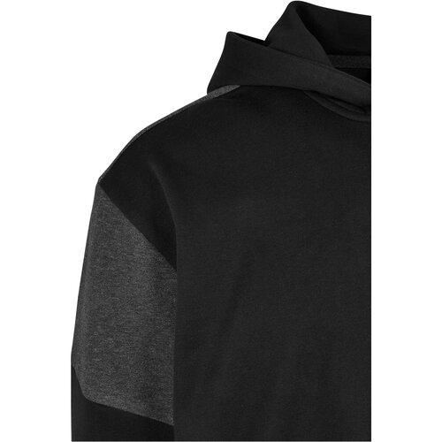 Urban Classics Oversized Patch Zip Hoody black/charcoal M