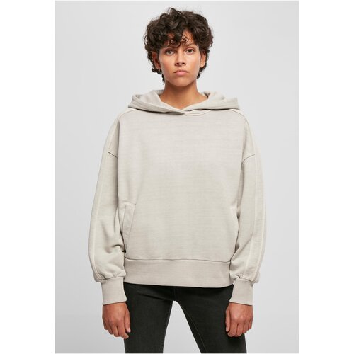 Urban Classics Ladies Heavy Terry Garment Dye Hoody warmgrey XXL