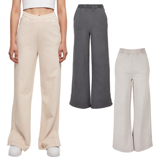 Urban Classics Ladies Heavy Terry Garment Dye Slit Pants