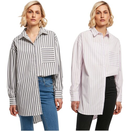 Urban Classics Ladies Oversized Stripe Shirt