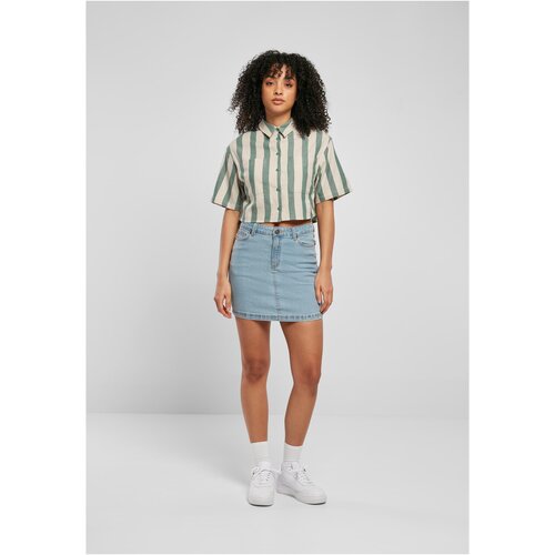 Urban Classics Ladies Short Oversized Stripe Shirt