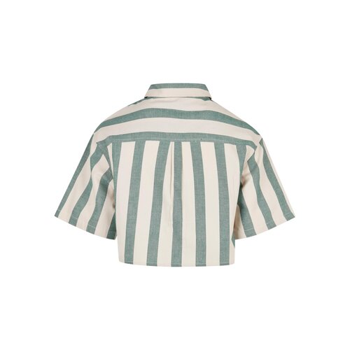 Urban Classics Ladies Short Oversized Stripe Shirt