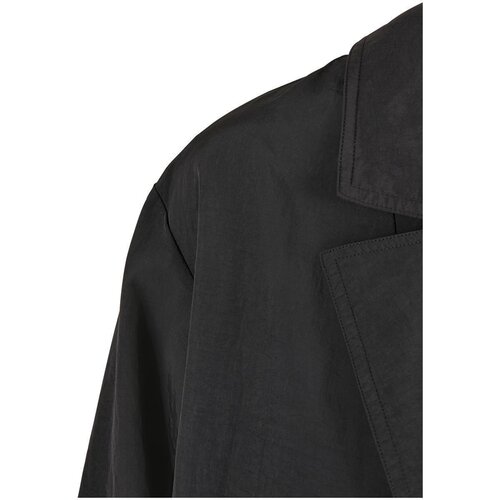 Urban Classics Ladies Oversized Crinkle Nylon Blazer black 5XL