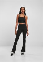 Urban Classics Ladies Organic Stretch Jersey Front Slit Leggings