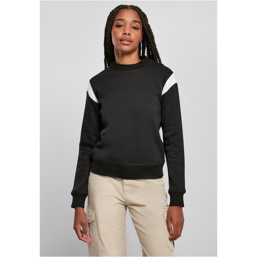 Urban Classics Ladies Inset College Crewneck black/white M