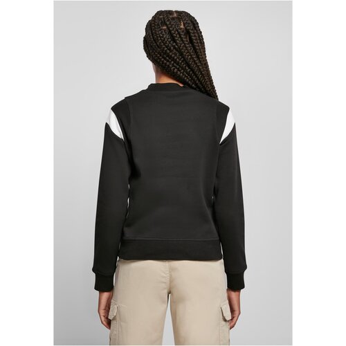 Urban Classics Ladies Inset College Crewneck black/white M