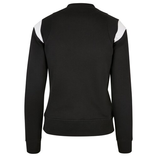 Urban Classics Ladies Inset College Crewneck black/white M