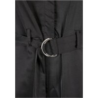 Urban Classics Ladies Satin Wide Leg Belt Jumpsuit