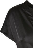 Urban Classics Ladies Satin Wide Leg Belt Jumpsuit