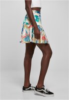 Urban Classics Ladies AOP Satin Mini Skirt