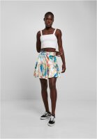 Urban Classics Ladies AOP Satin Mini Skirt